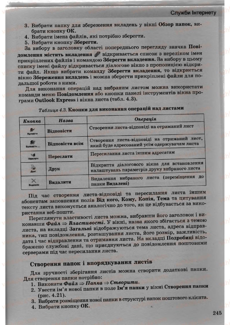 Страница 245 | Підручник Інформатика 10 клас Й.Я. Ривкінд, Т.І. Лисенко, Л.А. Чернікова, В.В. Шакотько 2010 Академічний, профільний рівні