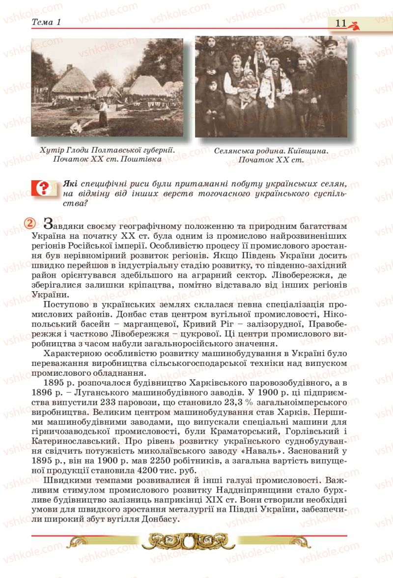 Страница 11 | Підручник Історія України 10 клас О.П. Реєнт, О.В. Малій 2010