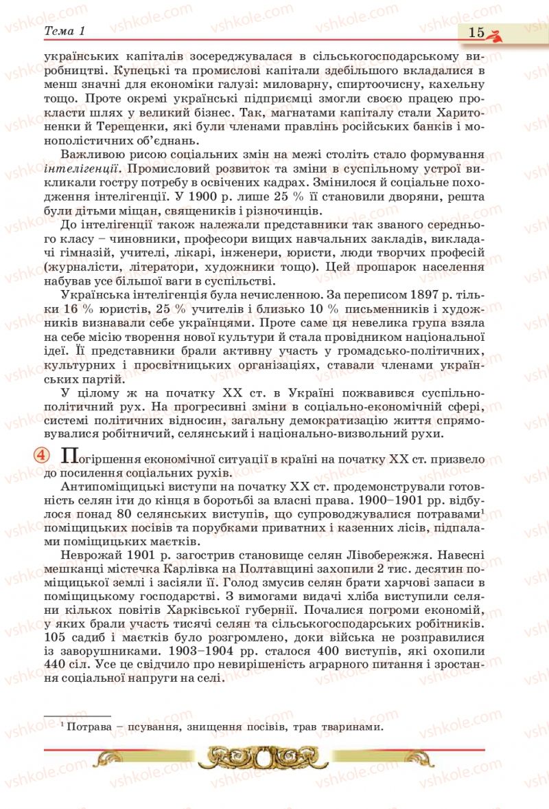 Страница 15 | Підручник Історія України 10 клас О.П. Реєнт, О.В. Малій 2010