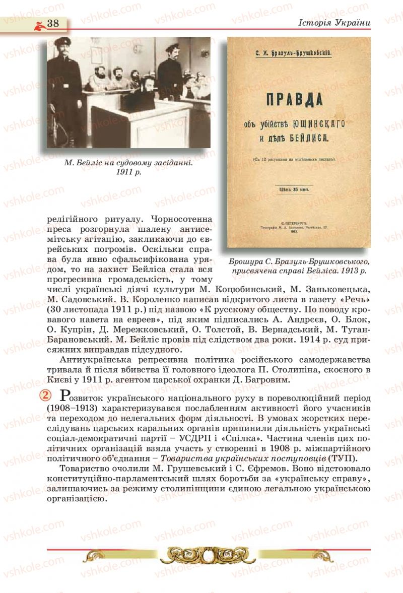 Страница 38 | Підручник Історія України 10 клас О.П. Реєнт, О.В. Малій 2010