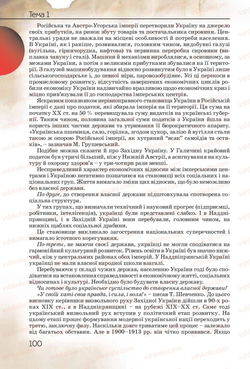 Страница 100 | Підручник Історія України 10 клас Ф.Г. Турченко 2010 Профільний рівень