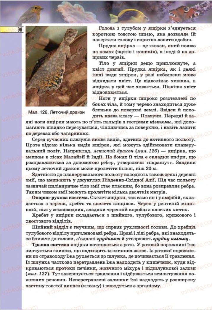Страница 96 | Підручник Біологія 7 клас І.Ю. Костіков, С.О. Волгін, В.В. Додь 2015