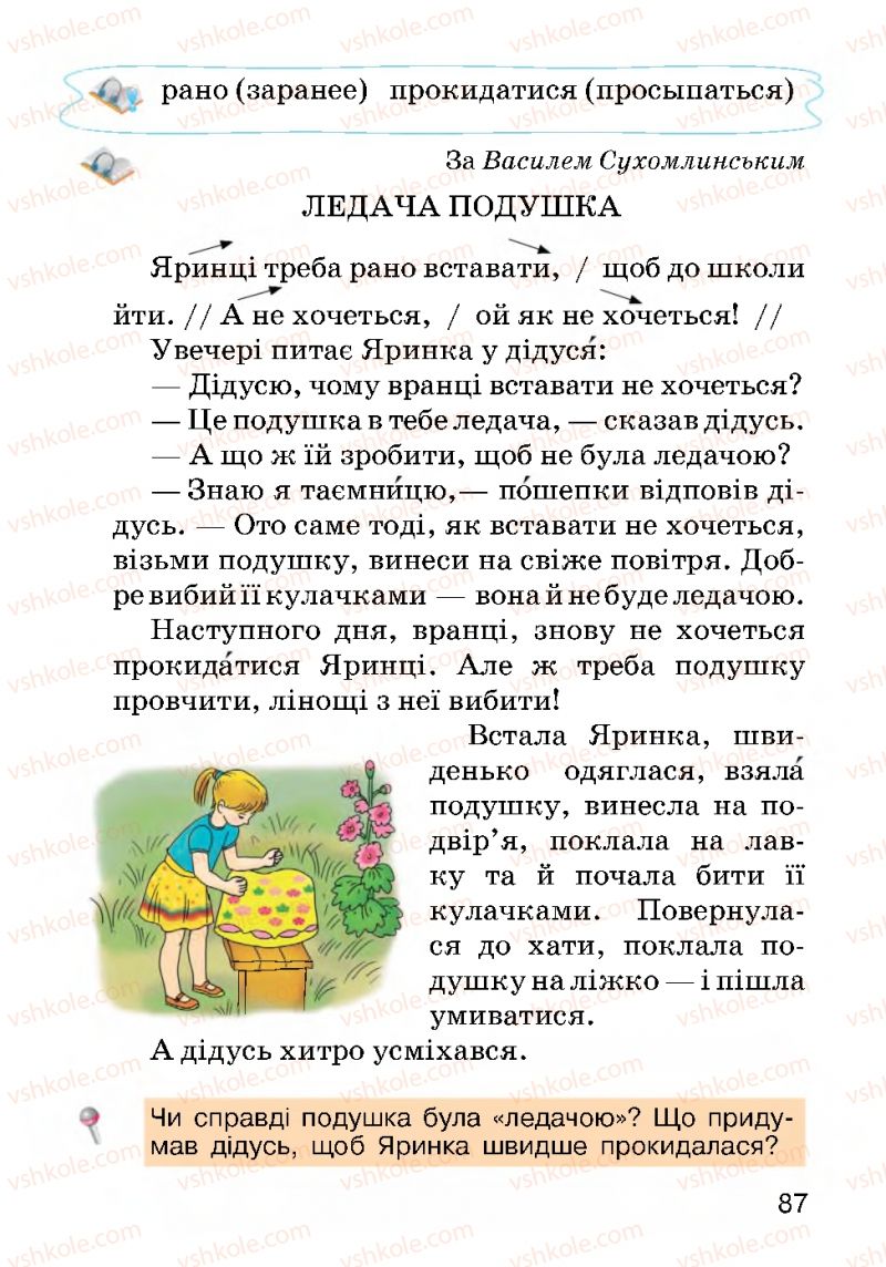 Страница 87 | Підручник Українська мова 2 клас О.Н. Хорошковська, Г.І. Охота 2012