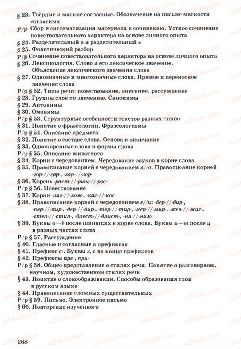 Страница 268 | Підручник Русский язык 5 клас А.Н. Рудяков, Т.Я. Фролова 2013