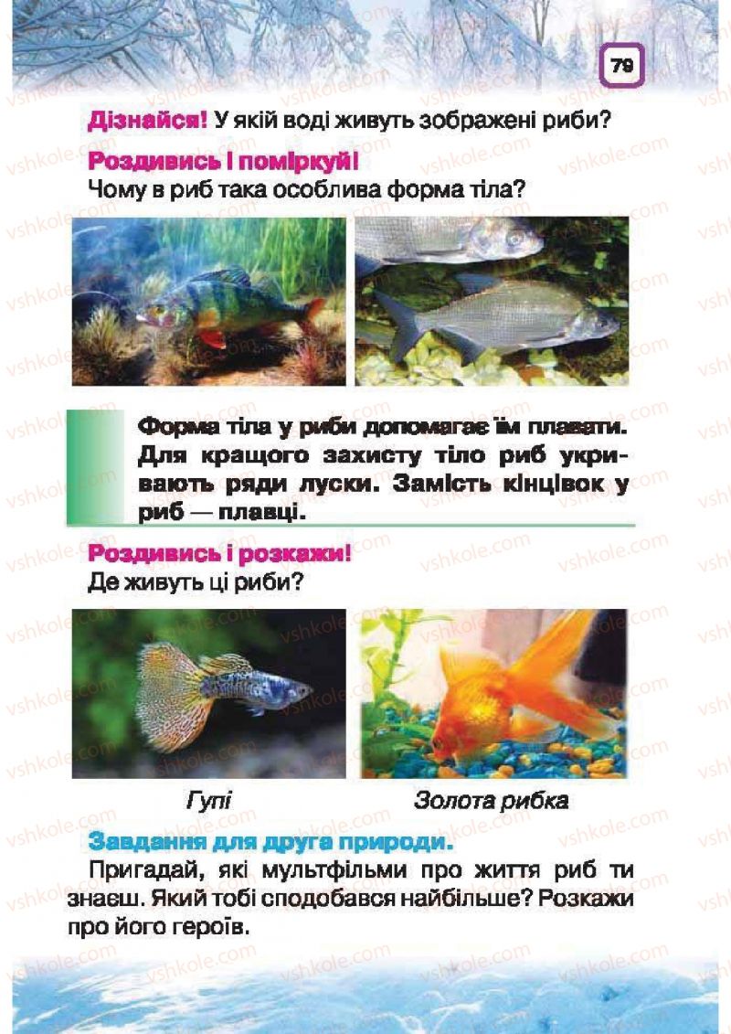 Страница 79 | Підручник Природознавство 1 клас І.В. Грущинська 2010