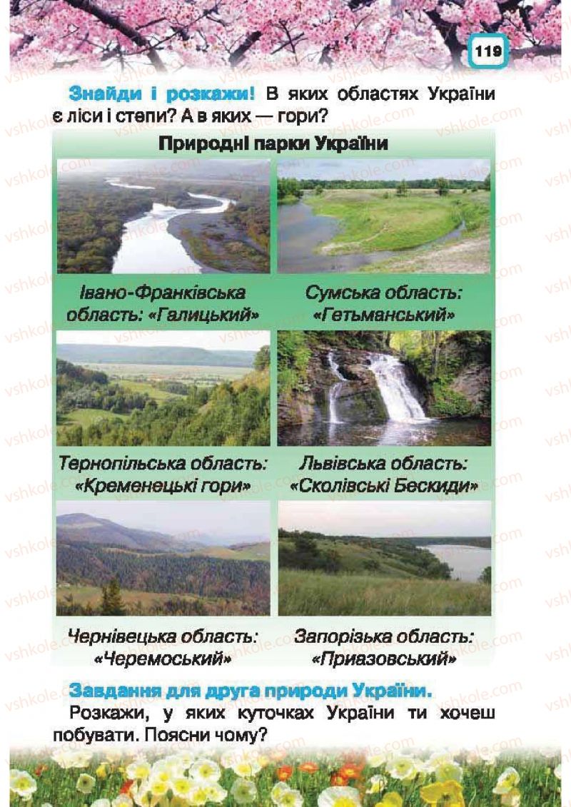 Страница 119 | Підручник Природознавство 1 клас І.В. Грущинська 2010
