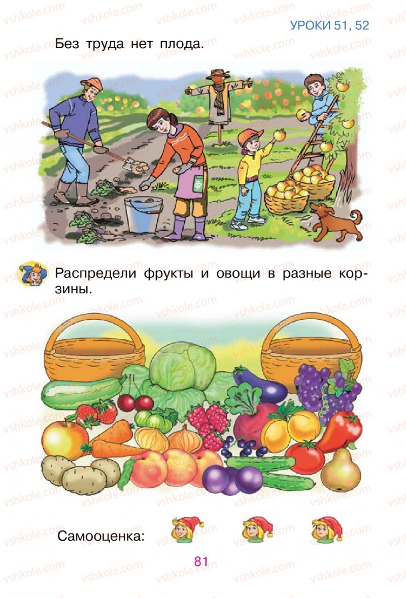 Страница 81 | Підручник Русский язык 1 клас В.И. Стативка, Е.И. Самонова 2012