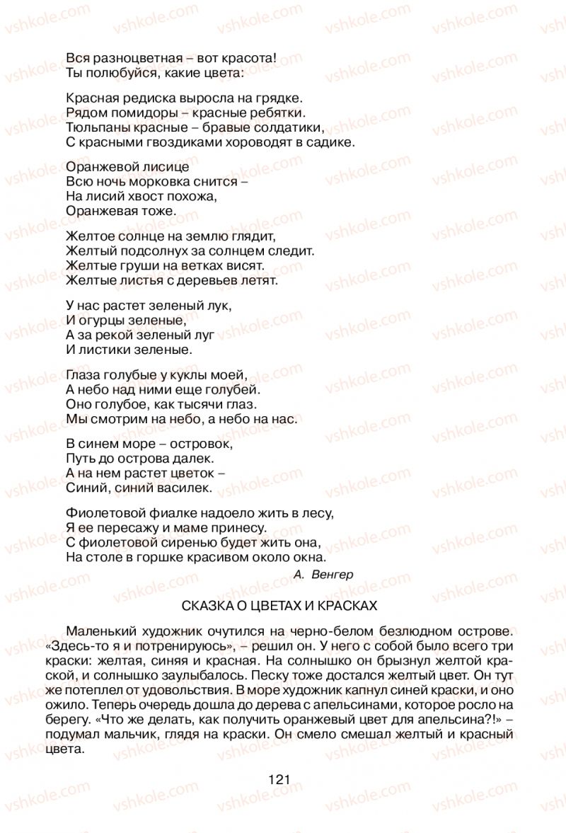 Страница 121 | Підручник Русский язык 1 клас В.И. Стативка, Е.И. Самонова 2012
