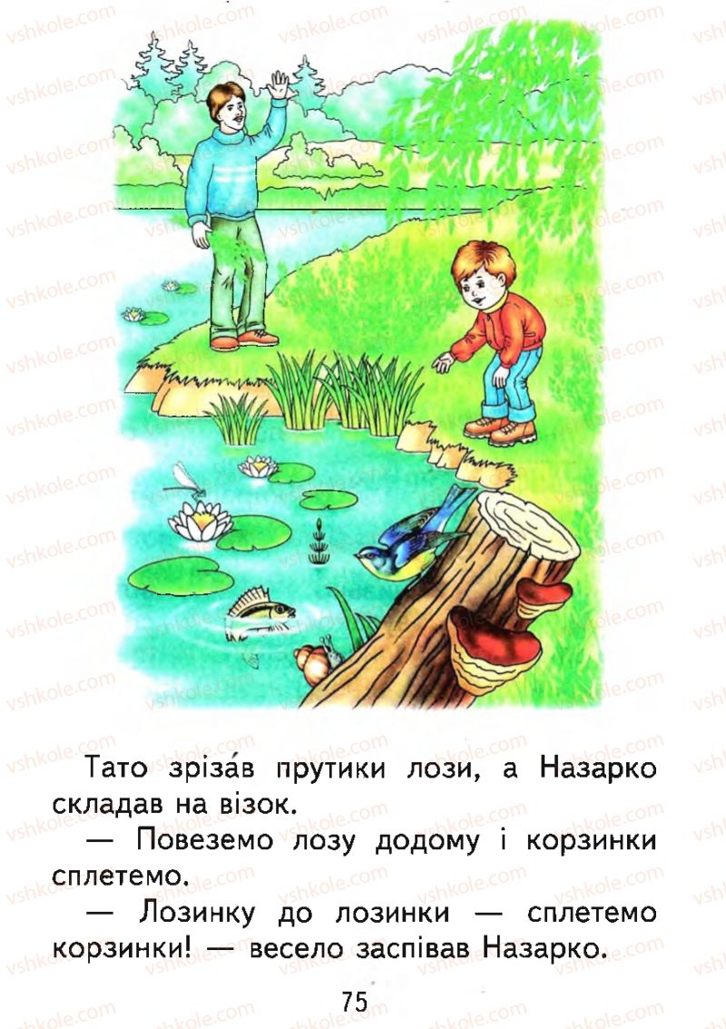 Страница 75 | Підручник Буквар 1 клас М.С. Вашуленко, О.В. Вашуленко 2012
