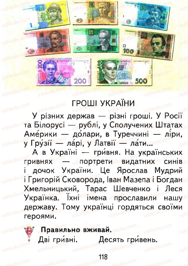 Страница 118 | Підручник Буквар 1 клас М.С. Вашуленко, О.В. Вашуленко 2012