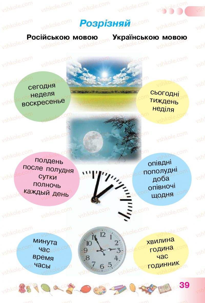 Страница 39 | Підручник Українська мова 1 клас Н.В. Гавриш, Т.С. Маркотенко 2012