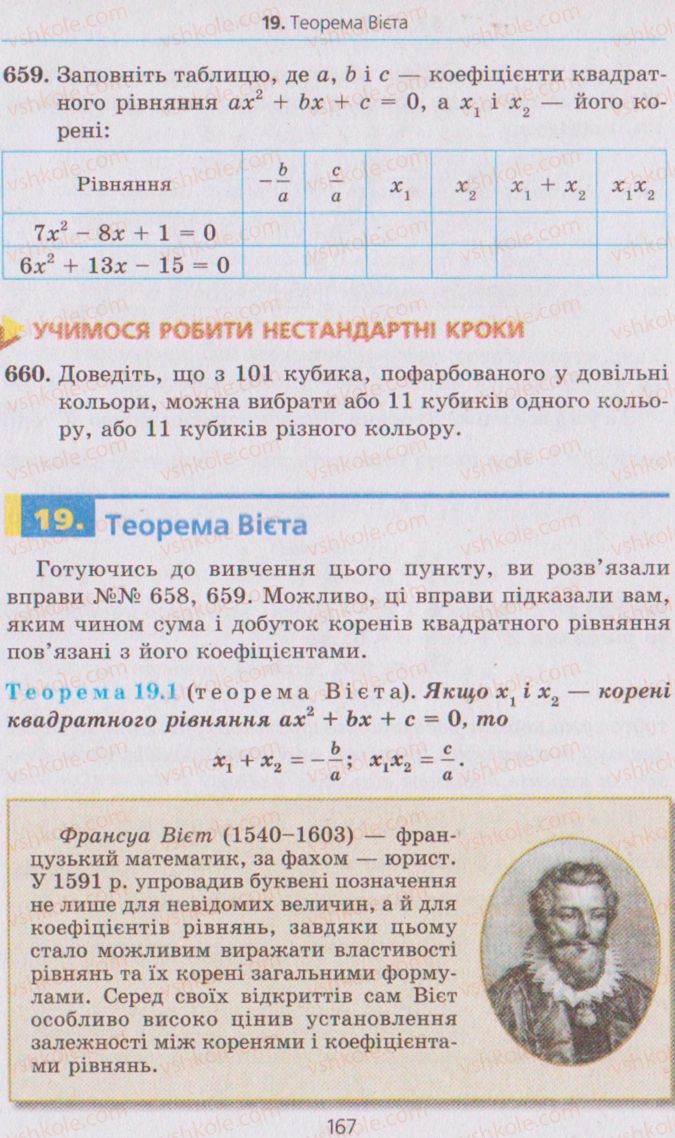 Страница 167 | Підручник Алгебра 8 клас А.Г. Мерзляк, В.Б. Полонський, M.С. Якір 2008