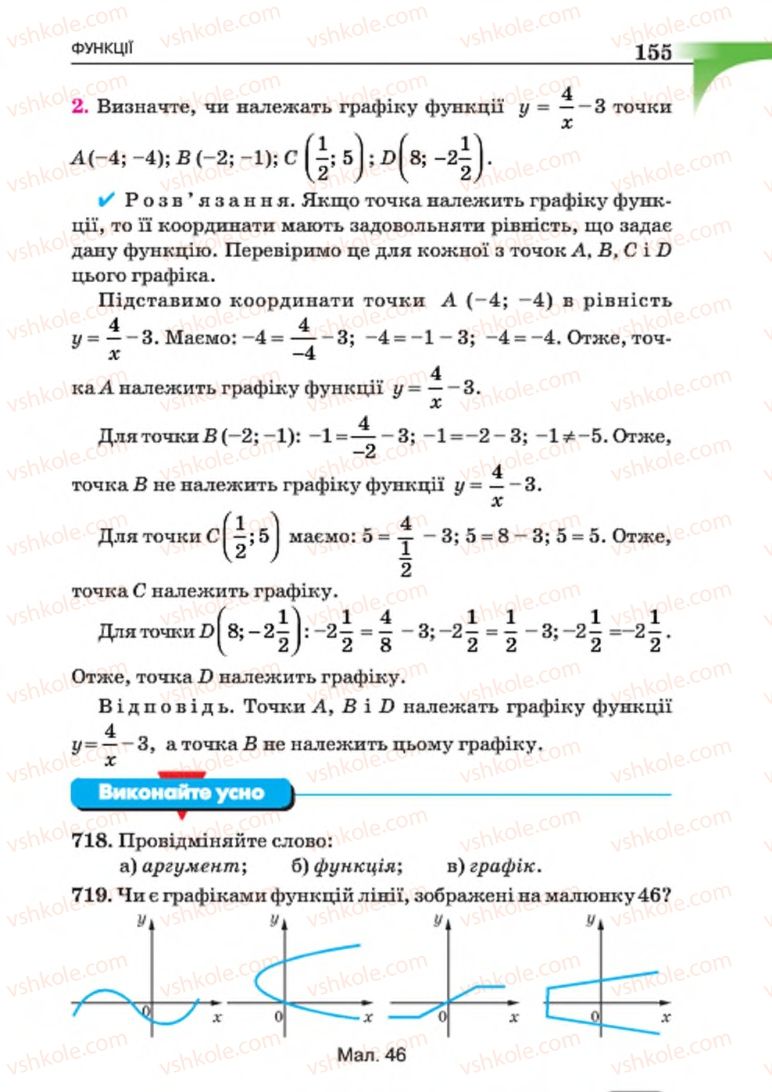 Страница 155 | Підручник Алгебра 7 клас Г.П. Бевз, В.Г. Бевз 2015
