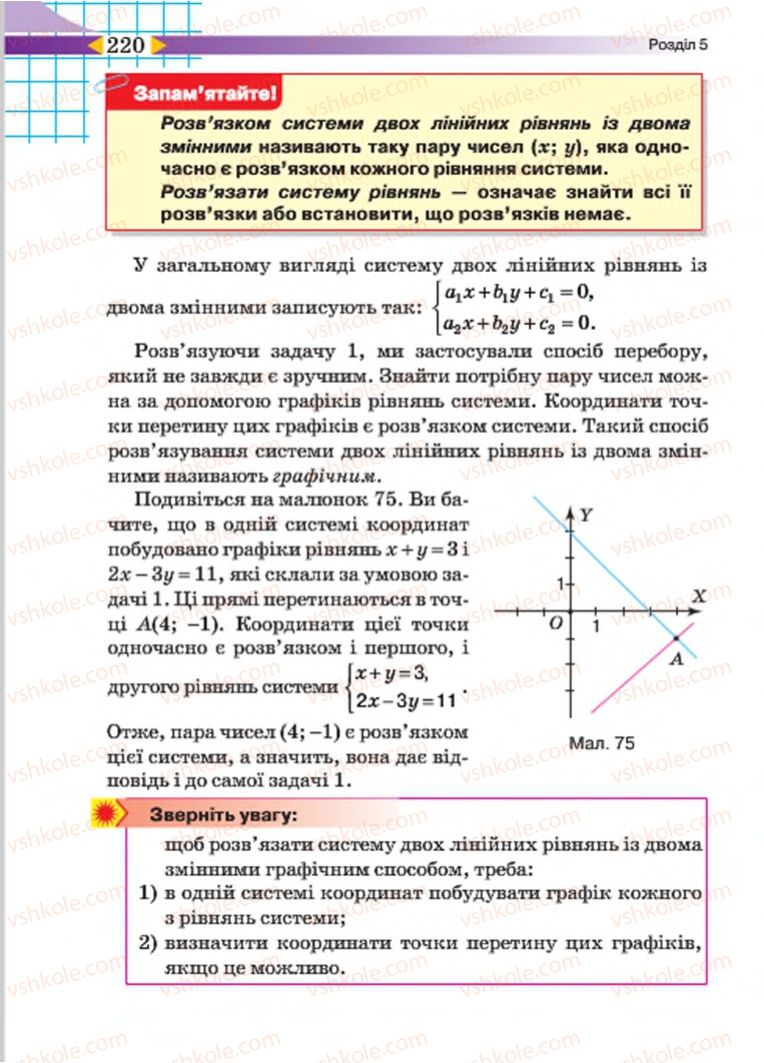 Страница 220 | Підручник Алгебра 7 клас Н.А. Тарасенкова, І.М. Богатирьова, О.М. Коломієць 2015