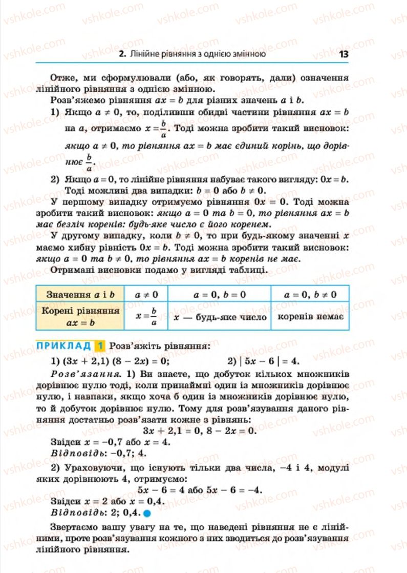 Страница 13 | Підручник Алгебра 7 клас А.Г. Мерзляк, В.Б. Полонський, М.С. Якір 2015