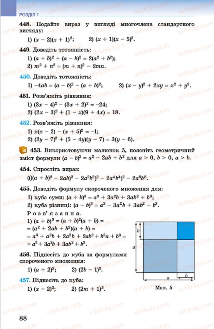 Страница 88 | Підручник Алгебра 7 клас О.С. Істер 2015
