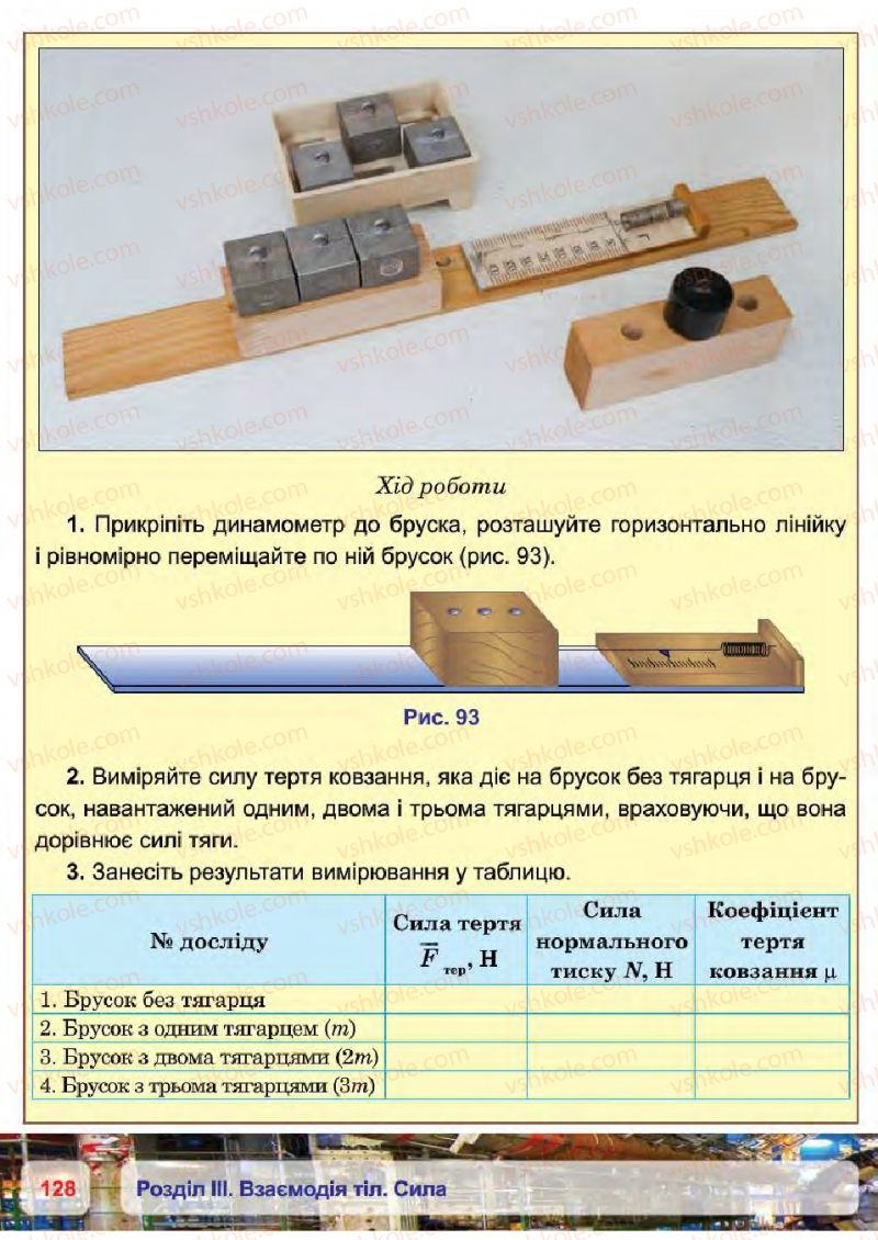 Страница 128 | Підручник Фізика 7 клас П.Ф. Пістун, В.В. Добровольський 2015