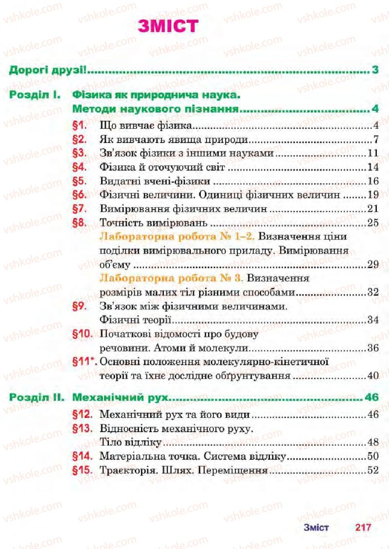 Страница 215 | Підручник Фізика 7 клас П.Ф. Пістун, В.В. Добровольський 2015