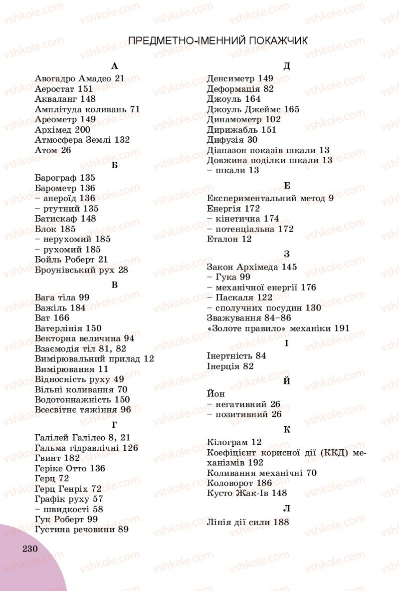 Страница 230 | Підручник Фізика 7 клас В.Д. Сиротюк 2015