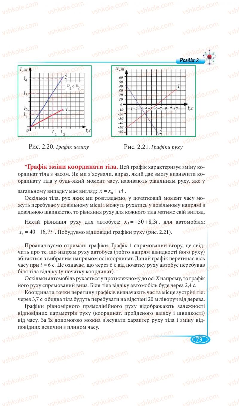 Страница 73 | Підручник Фізика 7 клас М.В. Головко, Т.М. Засєкіна, Д.О. Засєкін 2015