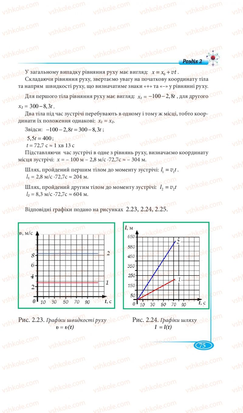 Страница 75 | Підручник Фізика 7 клас М.В. Головко, Т.М. Засєкіна, Д.О. Засєкін 2015