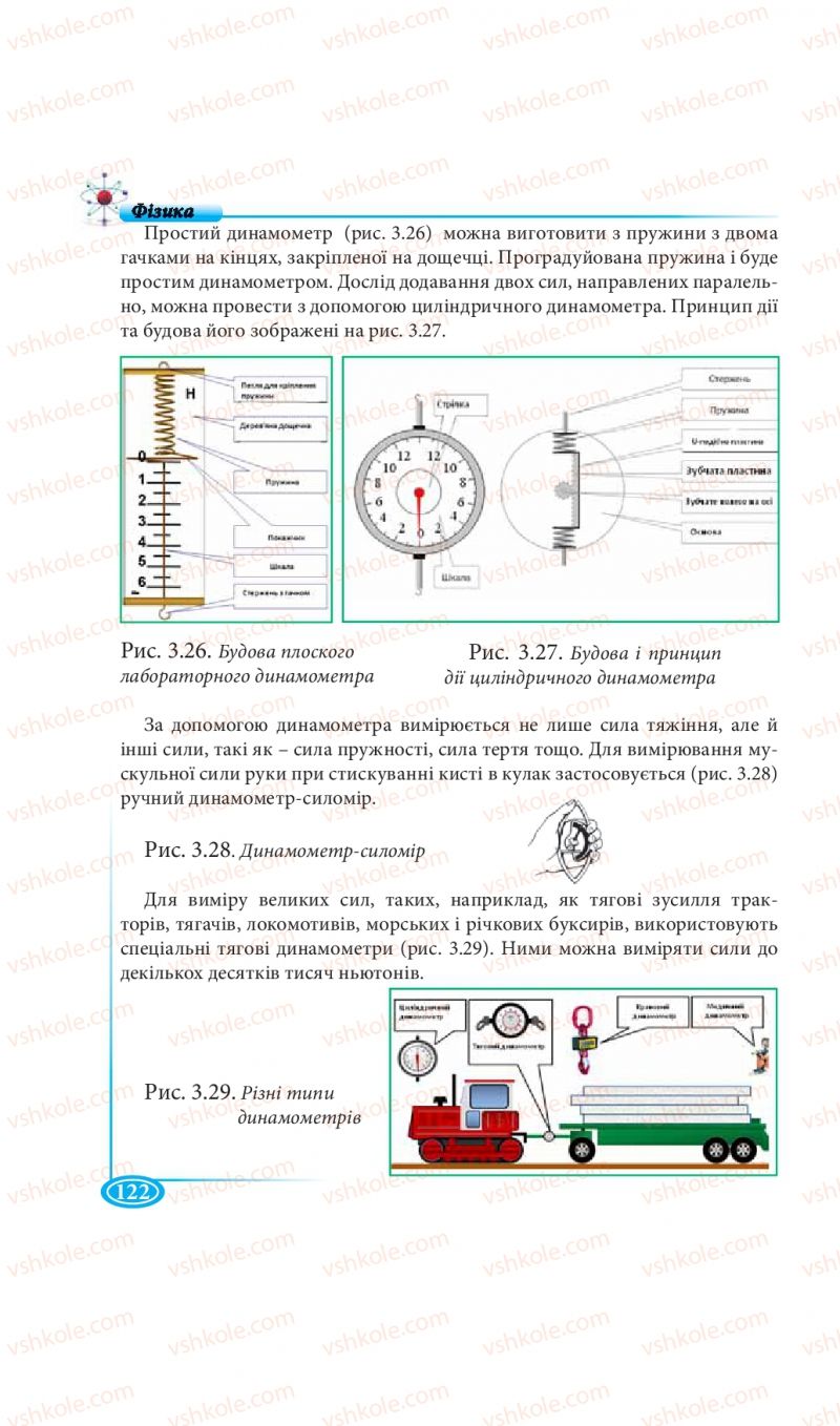Страница 122 | Підручник Фізика 7 клас М.В. Головко, Т.М. Засєкіна, Д.О. Засєкін 2015