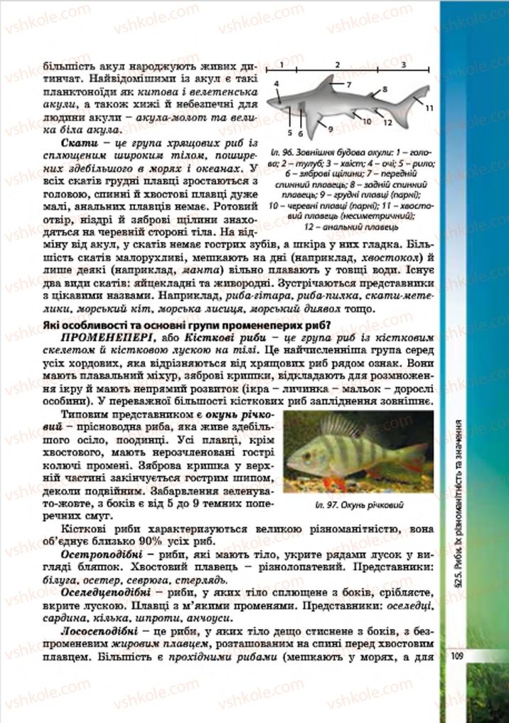 Страница 109 | Підручник Біологія 7 клас В.І. Соболь 2015