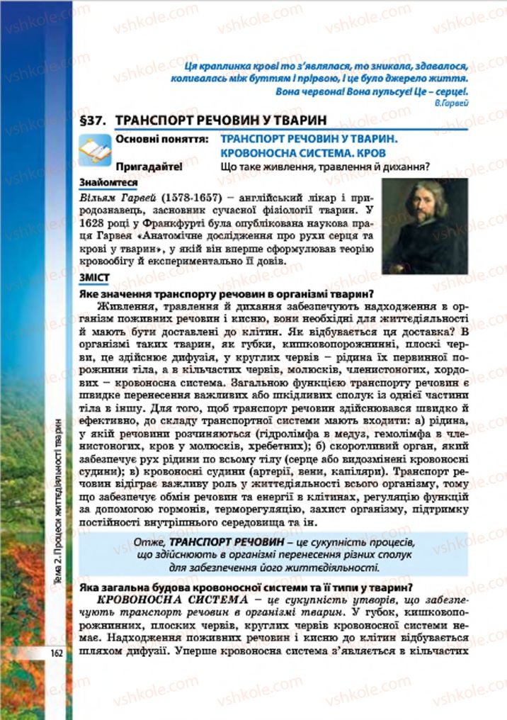 Страница 162 | Підручник Біологія 7 клас В.І. Соболь 2015