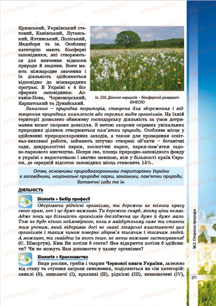 Страница 271 | Підручник Біологія 7 клас В.І. Соболь 2015
