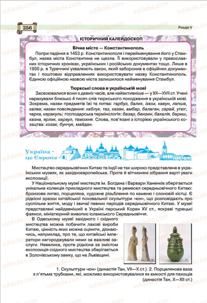 Страница 256 | Підручник Всесвітня історія 7 клас О.І. Пометун, Ю.Б. Малієнко 2015