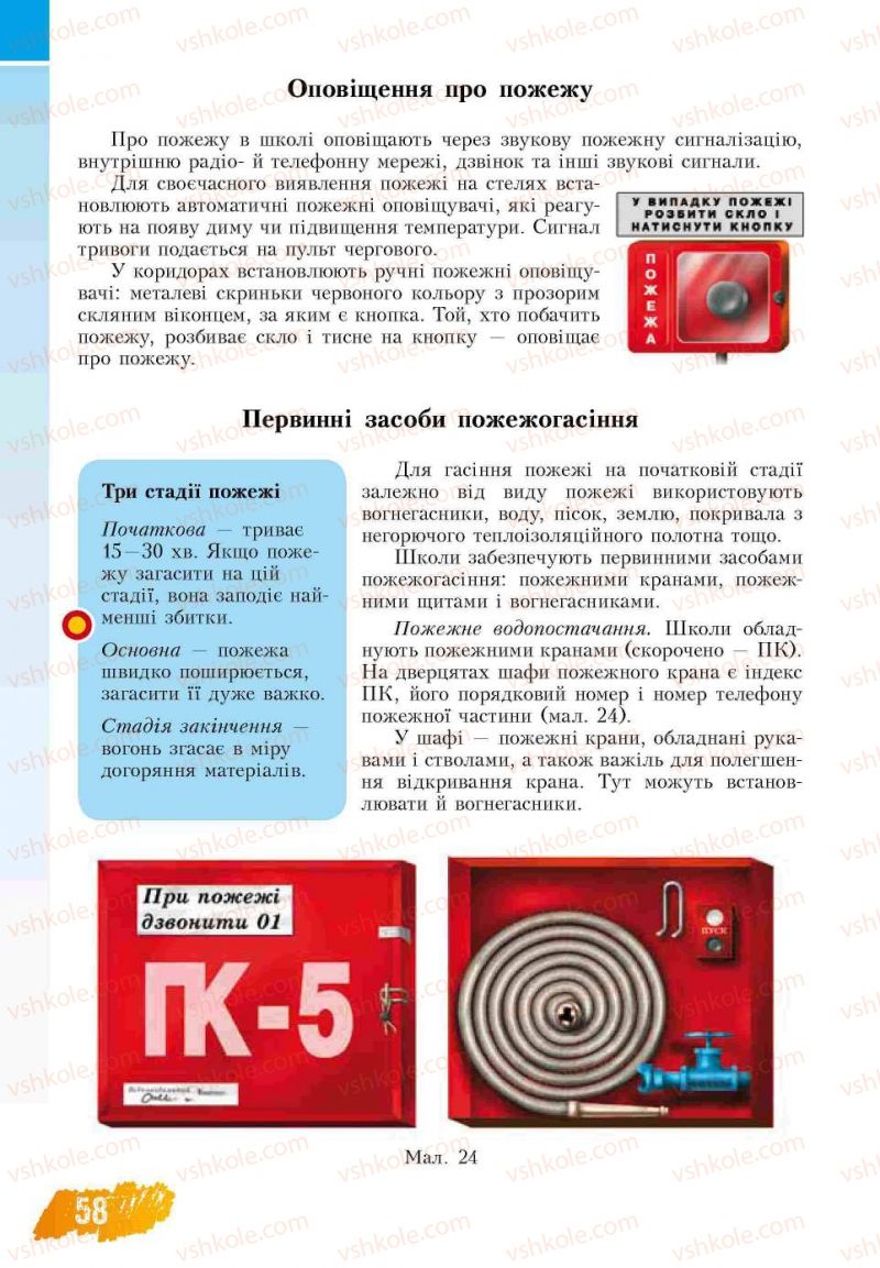Страница 58 | Підручник Основи здоров'я 7 клас Т.В. Воронцова, В.С. Пономаренко 2007