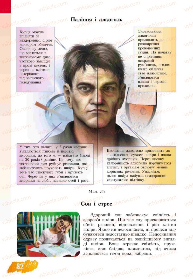 Страница 82 | Підручник Основи здоров'я 7 клас Т.В. Воронцова, В.С. Пономаренко 2007