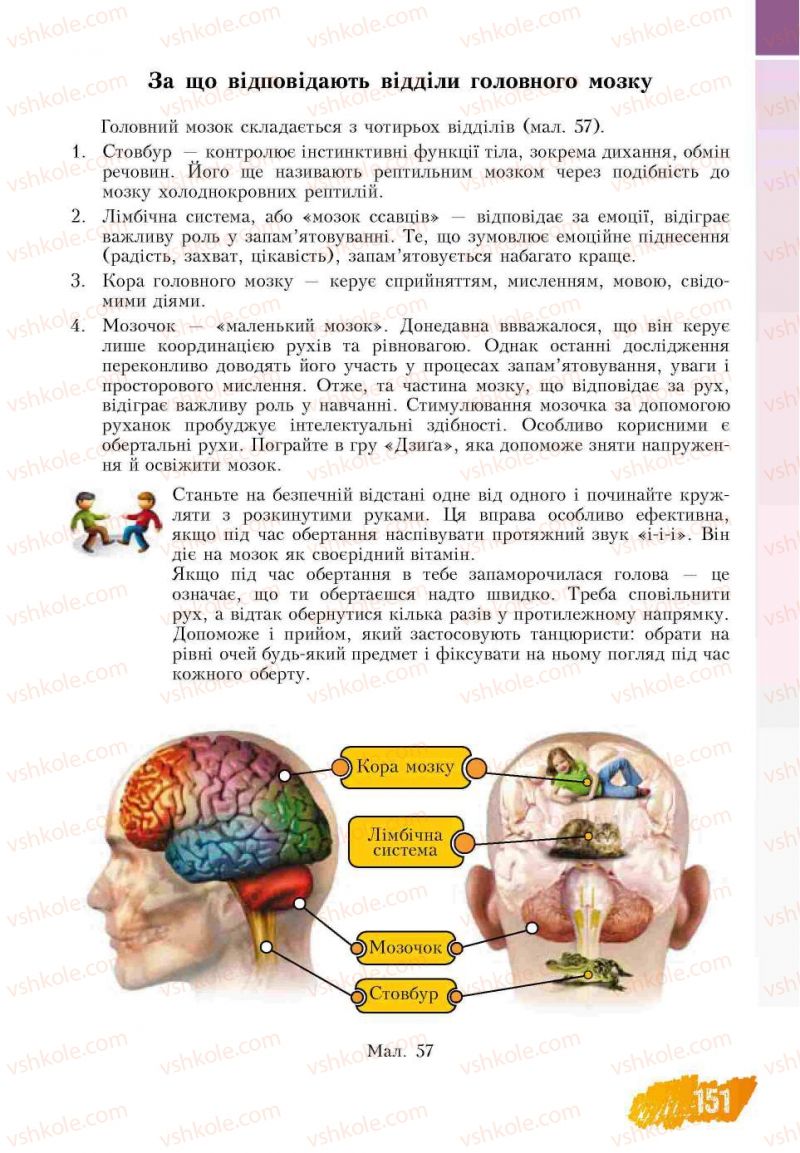Страница 151 | Підручник Основи здоров'я 7 клас Т.В. Воронцова, В.С. Пономаренко 2007