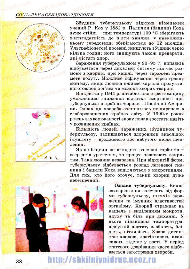 Страница 88 | Підручник Основи здоров'я 7 клас Т.Є. Бойченко, І.П. Василашко, Н.С. Коваль 2007