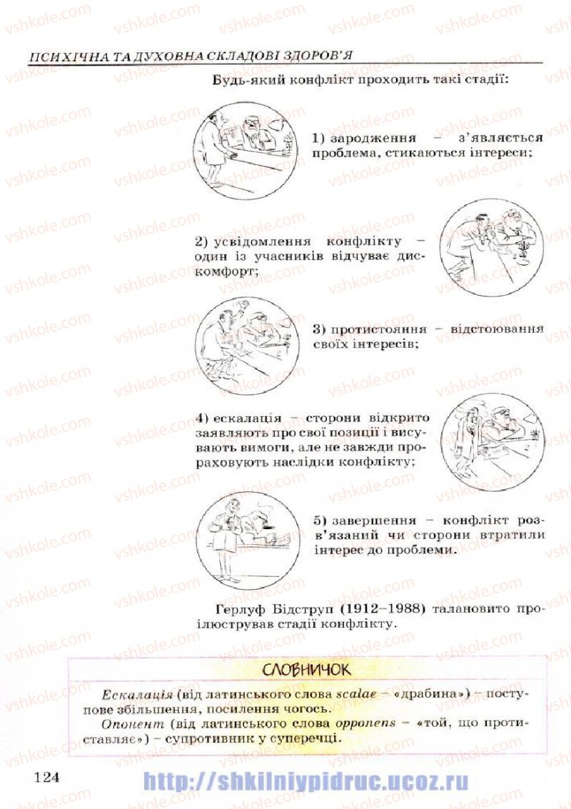Страница 124 | Підручник Основи здоров'я 7 клас Т.Є. Бойченко, І.П. Василашко, Н.С. Коваль 2007