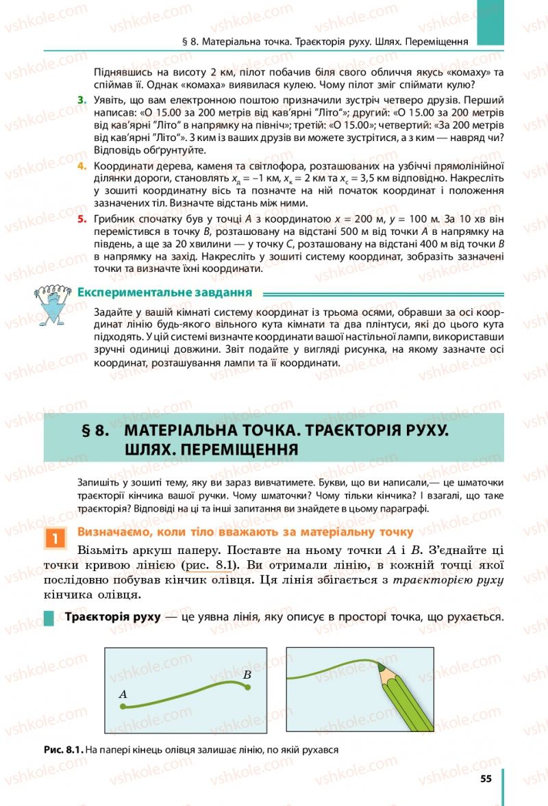 Страница 55 | Підручник Фізика 7 клас В.Г. Бар'яхтяр, С.О. Довгий, Ф.Я. Божинова 2015