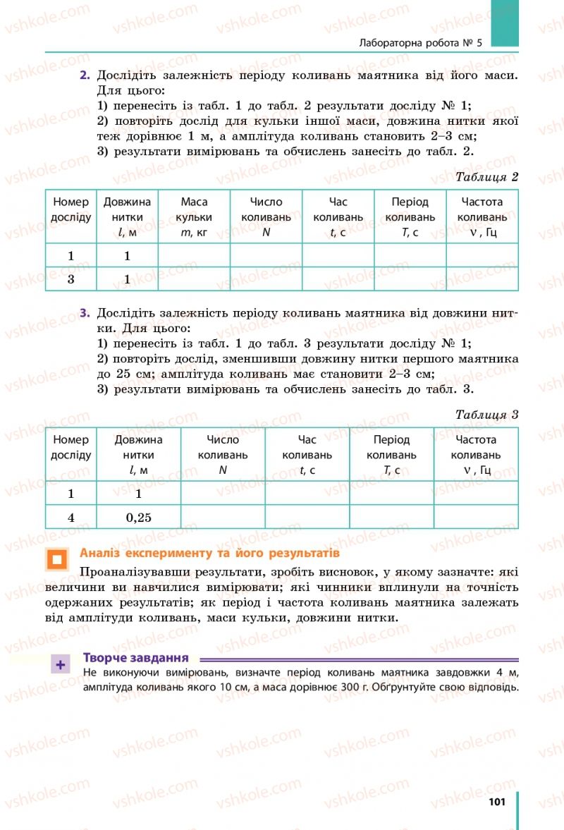 Страница 101 | Підручник Фізика 7 клас В.Г. Бар'яхтяр, С.О. Довгий, Ф.Я. Божинова 2015