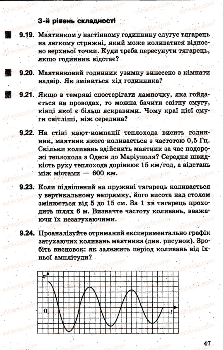 Страница 47 | Підручник Фізика 7 клас І.М. Гельфгат, І.Ю. Ненашев 2015 Збірник задач