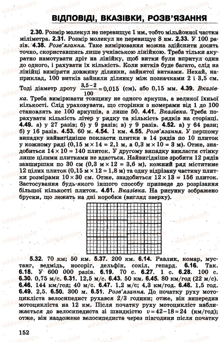 Страница 152 | Підручник Фізика 7 клас І.М. Гельфгат, І.Ю. Ненашев 2015 Збірник задач