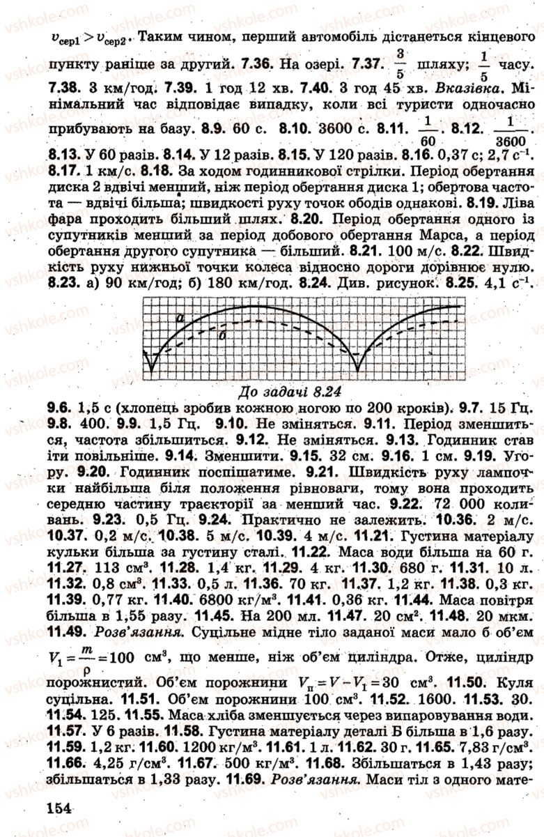Страница 154 | Підручник Фізика 7 клас І.М. Гельфгат, І.Ю. Ненашев 2015 Збірник задач