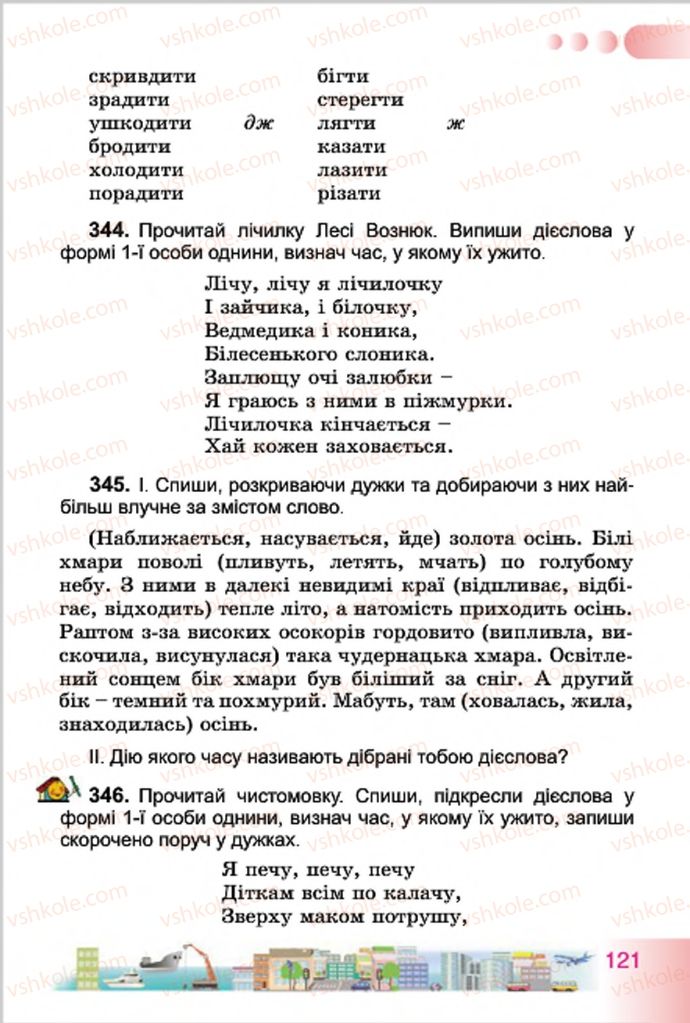 Страница 121 | Підручник Українська мова 4 клас Н.В. Гавриш, Т.С. Маркотенко 2015