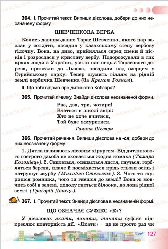Страница 127 | Підручник Українська мова 4 клас Н.В. Гавриш, Т.С. Маркотенко 2015