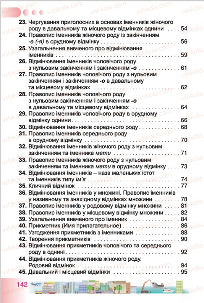 Страница 142 | Підручник Українська мова 4 клас Н.В. Гавриш, Т.С. Маркотенко 2015