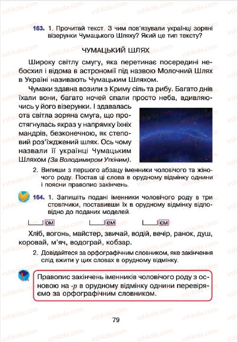 Страница 79 | Підручник Українська мова 4 клас Л.О. Варзацька, Г.Є. Зроль, Л.М. Шильцова 2015