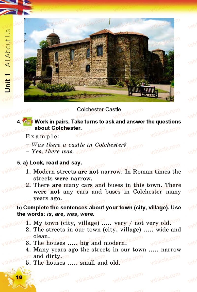 Страница 18 | Підручник Англiйська мова 4 клас А.М. Несвіт 2015