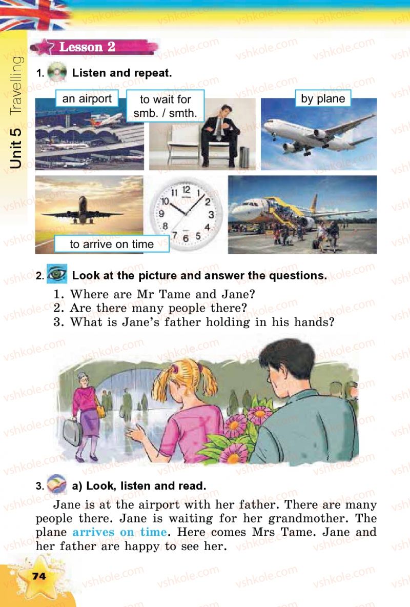 Страница 74 | Підручник Англiйська мова 4 клас А.М. Несвіт 2015
