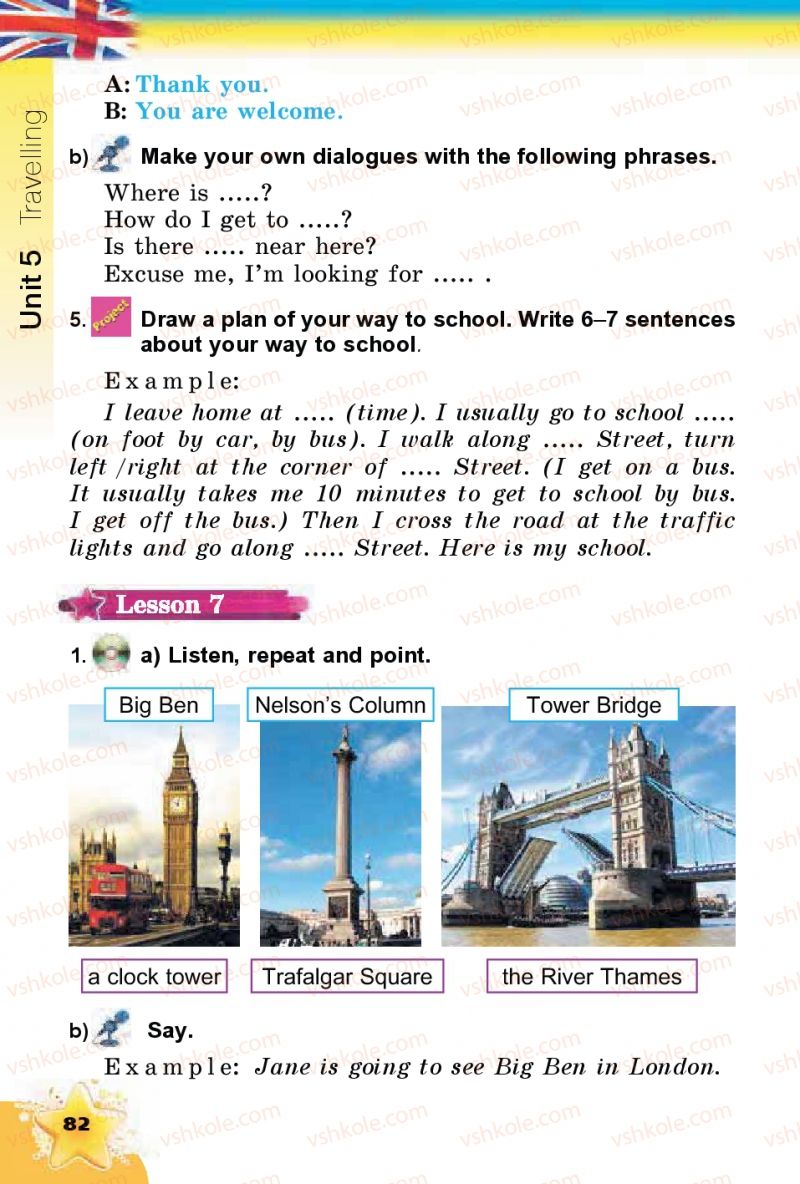 Страница 82 | Підручник Англiйська мова 4 клас А.М. Несвіт 2015