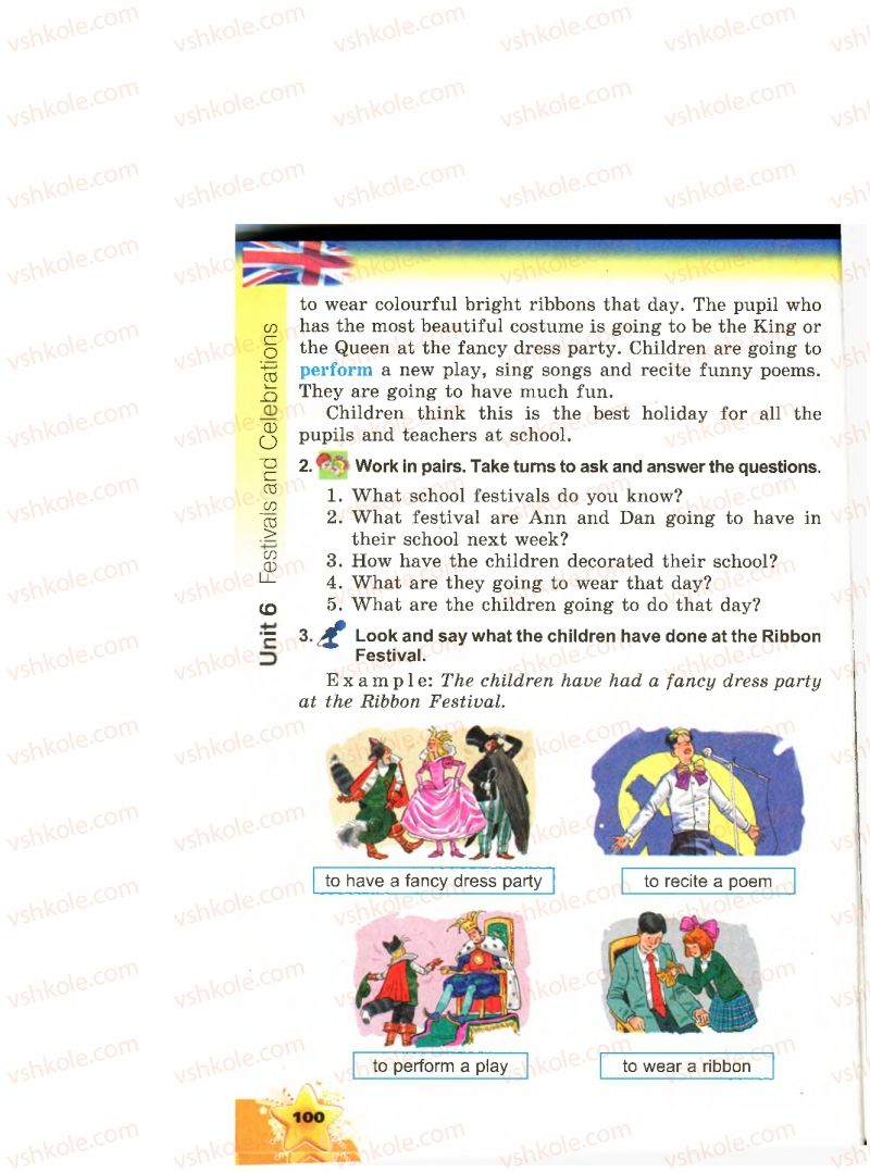 Страница 100 | Підручник Англiйська мова 4 клас А.М. Несвіт 2015