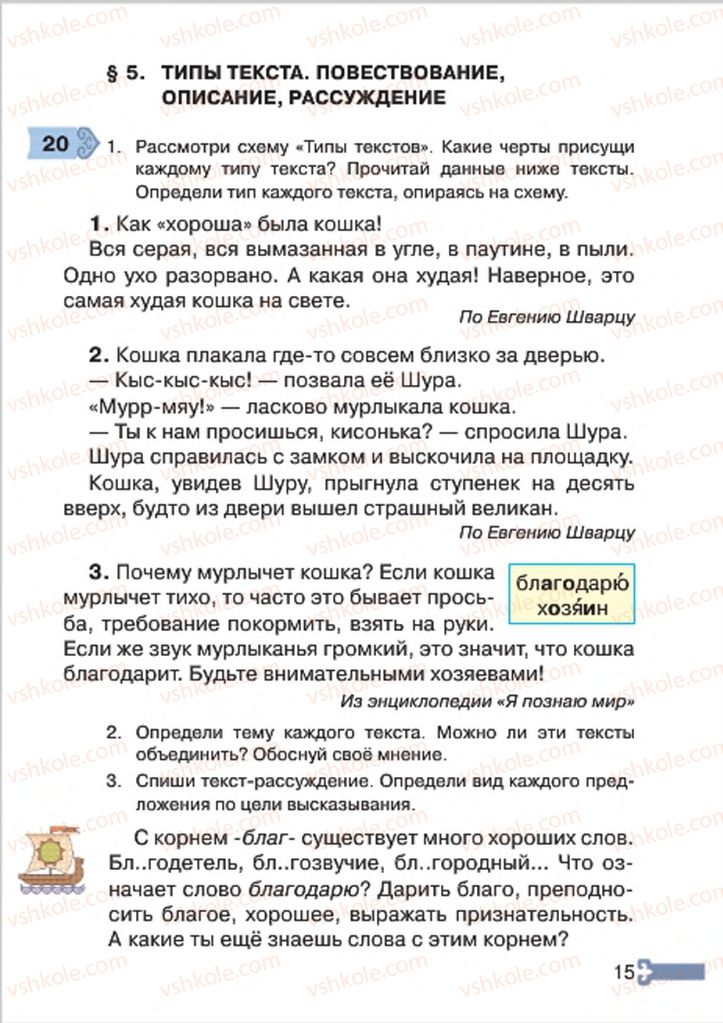 Страница 15 | Підручник Русский язык 4 клас А.Н. Рудяков, И.Л. Челышева 2015