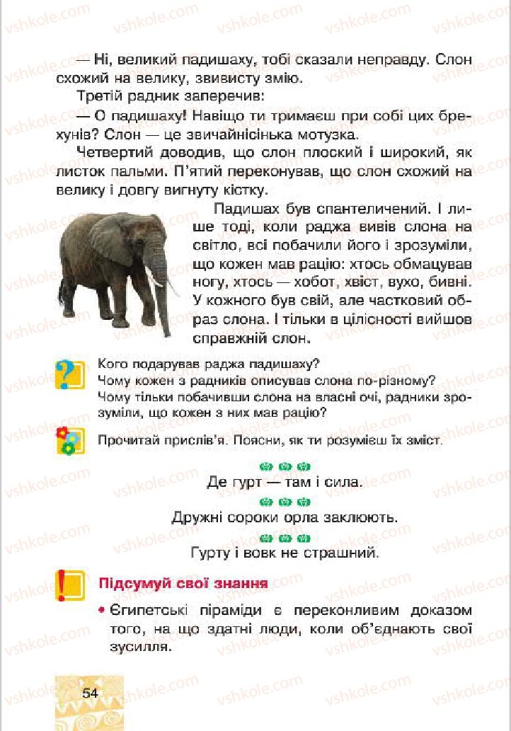 Страница 54 | Підручник Людина і світ 4 клас М.В. Беденко, С.Г. Заброцька, І.Р. Дунець 2015